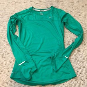 Dryfit Nike running shirt Kelly green